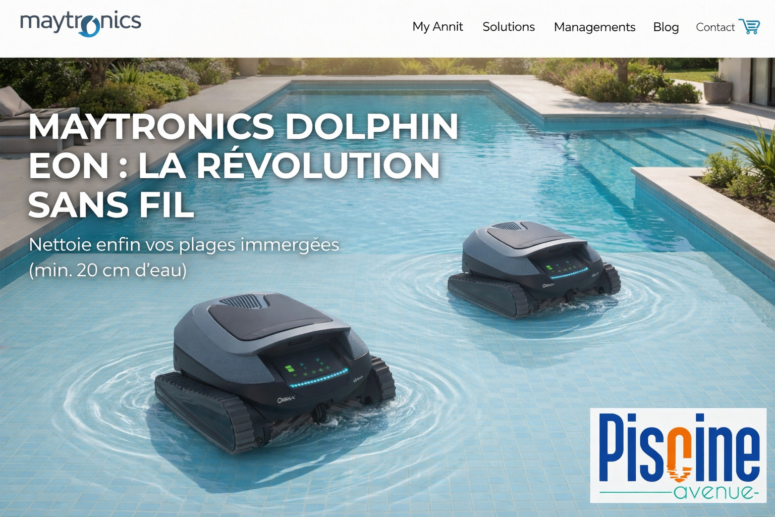 You are currently viewing nouveau robot Maytronics